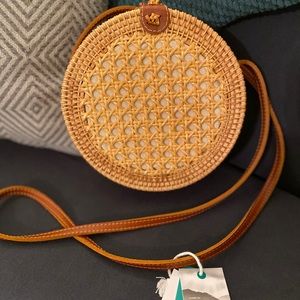 Handmade in Vietnam, Woven Straw Circular Bag